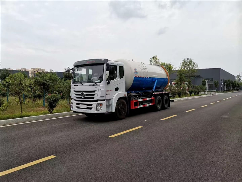 東風錦程V6后雙橋國六吸污車罐體采用國標Q235武鋼碳鋼板