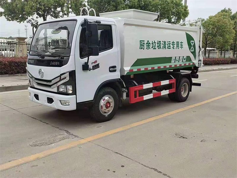 藍牌東風7.3方廚余垃圾車 藍牌東風7.3方廚余垃圾車