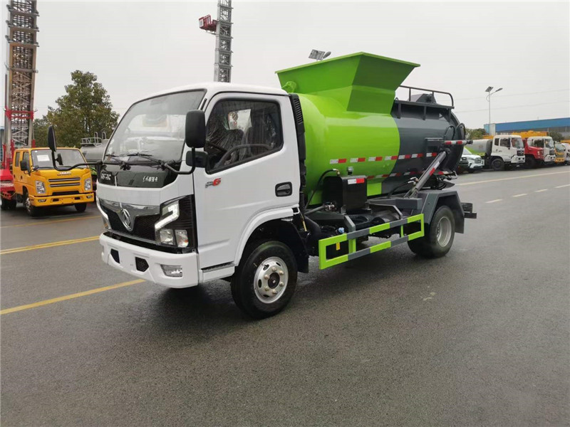 藍牌東風圓罐5方餐廚垃圾車 藍牌東風圓罐5方餐廚垃圾車