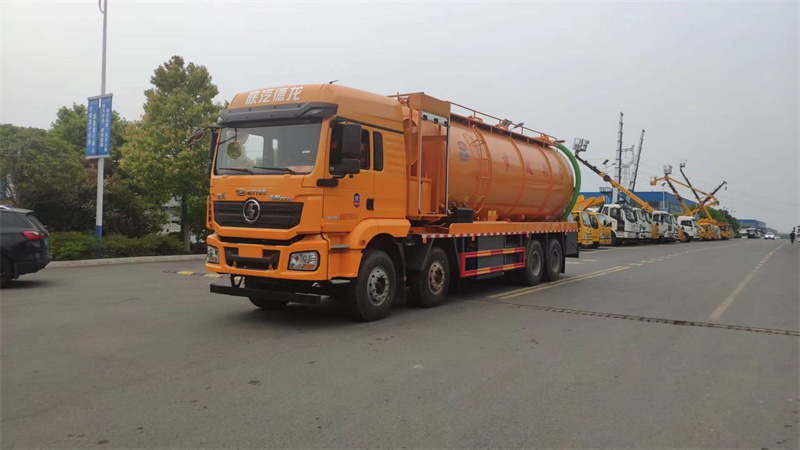 國六陜汽德龍33方清洗吸污車 國六陜汽德龍33方清洗吸污車